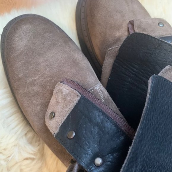 Like New Size 41 Italian Gray Winter Boots - Picture 9 of 11